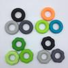 Silicone Finger Resistance Band & Grip Ball Set - Finger Exerciser & Trainer
