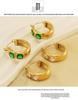 18K Gold-Plated Zircon Earrings: Elegant, Fashionable, and Versatile