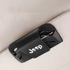 For Jeep Rengade Compass Patriont Grand Cherokee Glasses Clip Leather Car Sunshade Sunglasses Storage Box Auto Glasses Box ALN1