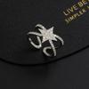 New Full Diamond Star Open Ring Women Niche Exquisite Temperament Versatile Personality Index Finger Jewelry Gift