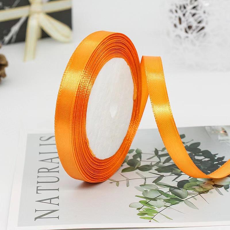 1Cm Ribbon Gift Wrapping Ribbon Cake Baking Ribbon Wedding Bow Accessories Ribbon