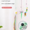 Funny Stick Kitten Swing Cat Toy Dragonfly Shape Feather Bell Elastic Rope New Pet Play  Cat