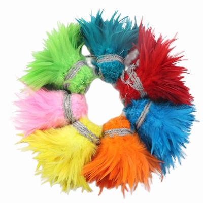 Hane Veer lot 4-6Inch Carnaval Kleding Naaiaccessoires Sieraden Ambachten Decoratie Zadelhackle Haan Kip Pluimen