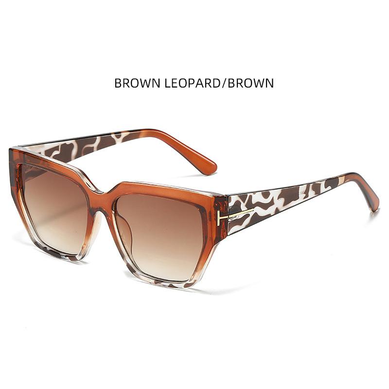 New Fashion Sunglasses Personalized Square Sunglasses Women's Retro Large Frame Sunglasses Women's Sunglasses M6248
