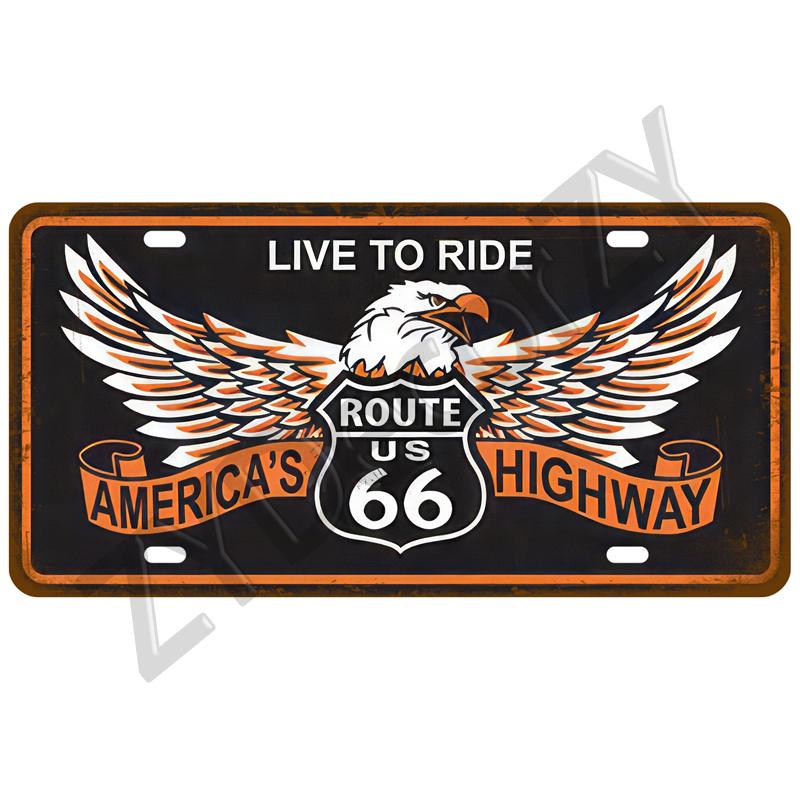 Vintage Antique Plaque Bar Pub Man Cave Metal Sign Route 66 Poster Air Gasoline Tin Sign Home Bedroom Home Wall Decor Sign Art