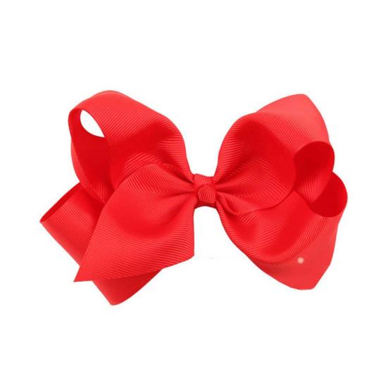 Lovely Baby Toddler Girl Little Princess Big Bow Grosgrain Ribbon Hair Clip Gift