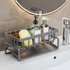 Kitchen Sink Sponge Organizer Multilayers Dish Cloth Storage Rack Kitcenwares