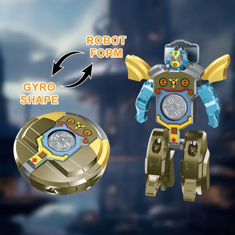 

1 шт. Механическая деформация, гироскоп для пальцев, робот - вращение на 360°, гравитационное управление, прочная АБС-смола, студенческие и настольные креативные казуальные игрушки