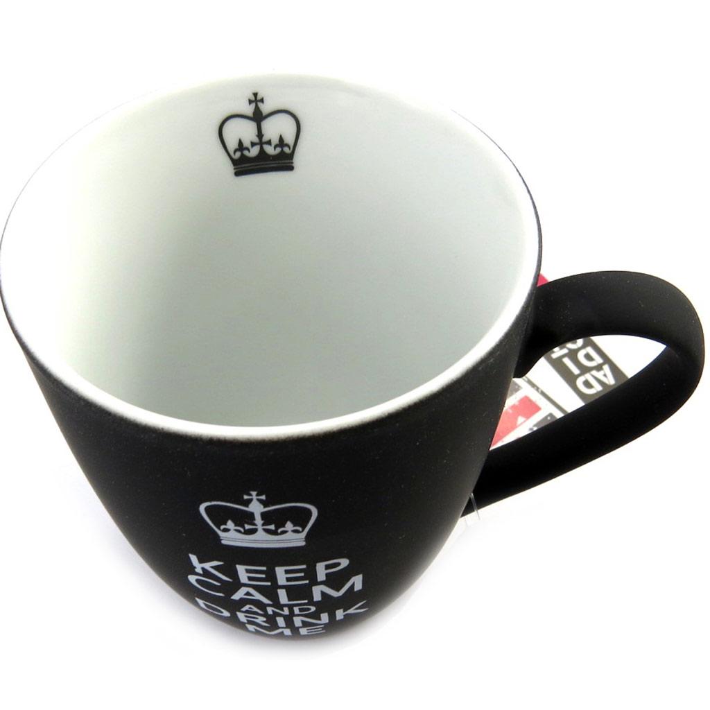 Les Trésors De Lily [M4725] - Black 'So British' Ceramic Mug (250 Ml)