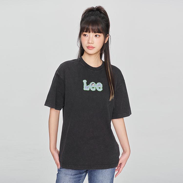 Lee Ruohan Wang Comfortable Embroidered Badge Short Sleeve T-Shirt Unisex Tops LUT0092463RX00FK11000