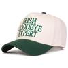 Men Letter Embroidered Patchwork Baseball Cap Outdoor Adjustable Sunscreen Leisure Hat Spring Autumn Travel Tourism Beach Vacation