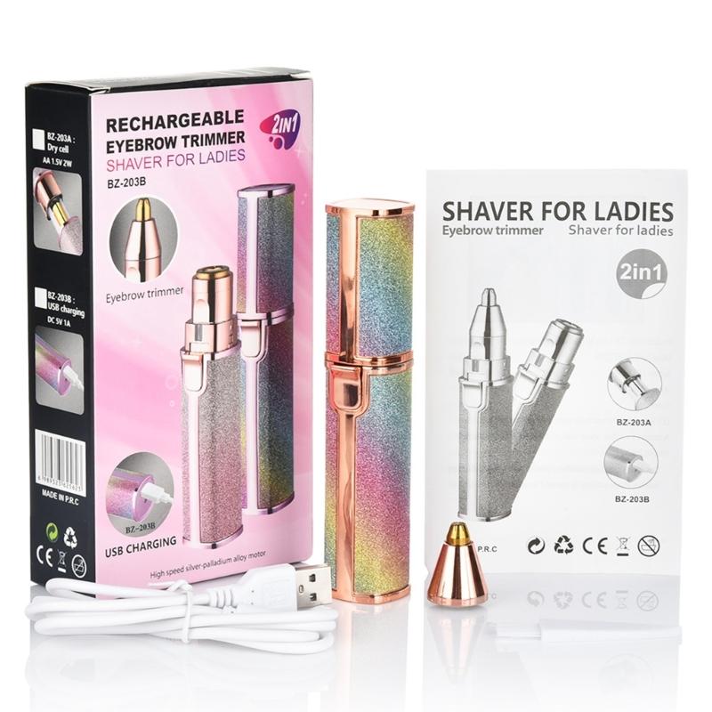 

Women s Eyebrow Shaper And Hair Removal Tool Portable Eyebrow Styling Razors And Gentle Face Hair Trimmer For Women 1