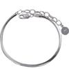Classic Couple Bracelet for Men Women Valentine's Day Gift Fashion Snake Bone Bracelet Silver Color Stainless Steel Jewelry