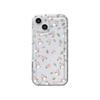 Applicable to iPhone17 airbag mobile phone case Apple 16promax large hole 15/14 pink floral 13 protective case