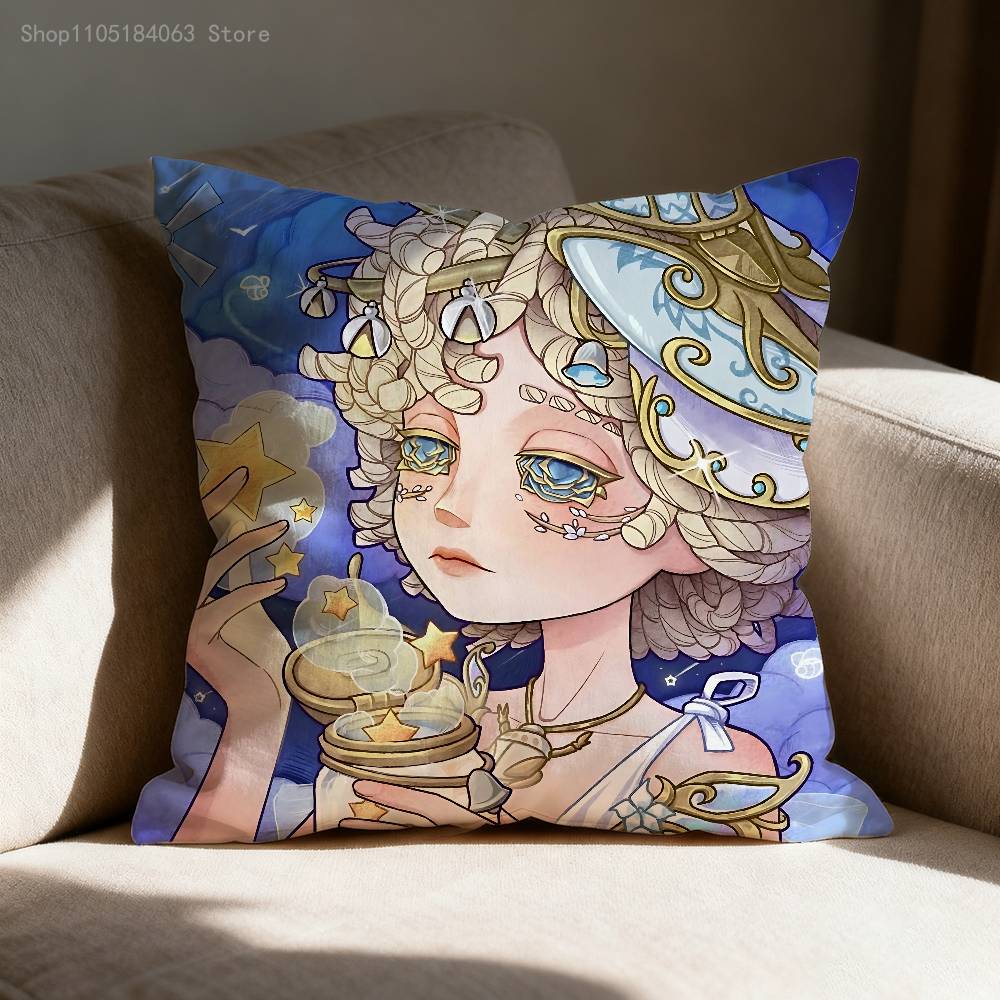 I-Identity V Throw Pillow Case For 45x45cm 55x55cm 30x30cm Square Car Pillowcase Home Bedchamber Decor Gift