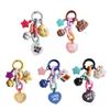 Moon Cloud Star Bell Heart Pendant Keyring Handmade Resin Keychain Women's Handbag Decoration Elegant Bag Ornament