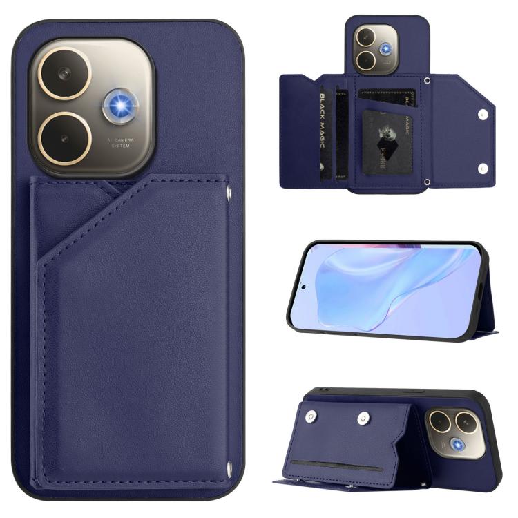 Handyhülle mit vier Kartenfächern und Handschlaufe, fühlt sich an wie Haut