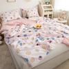 Colcha de verano para niños, edredón colorido de frutas de dibujos animados, lavado mecánico para adultos, acolchado de encaje Floral, edredones finos, mantas frescas