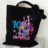 Kpop Witch Hunter Girls Birthday Printed Canvas Bag 35*40 Single Shoulder Handbag Supermarket Shopping Bag