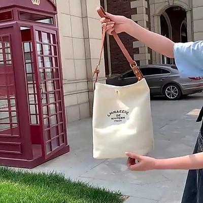 2021 Neue Canvas Schultertasche für Damen Große Kapazität Handtasche und Tote Buchstaben Designer Umhängetasche Crossbody Bag Tote KTY