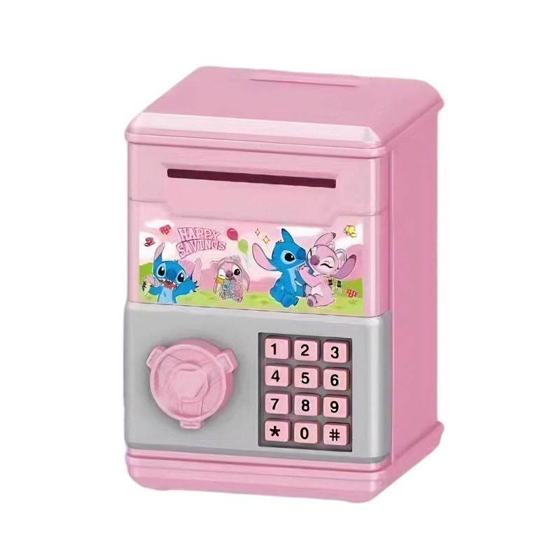 

Автоматический Мини Сейф Монеты Наличные Сбережения Копилка Пароль Счетчик Код Ключевой Замок Копилка Банкомат Ребенок розовый