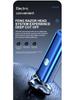 USB-Rechargeable Men's Washable Electric Razor with Intelligent Floating Three-Blade System