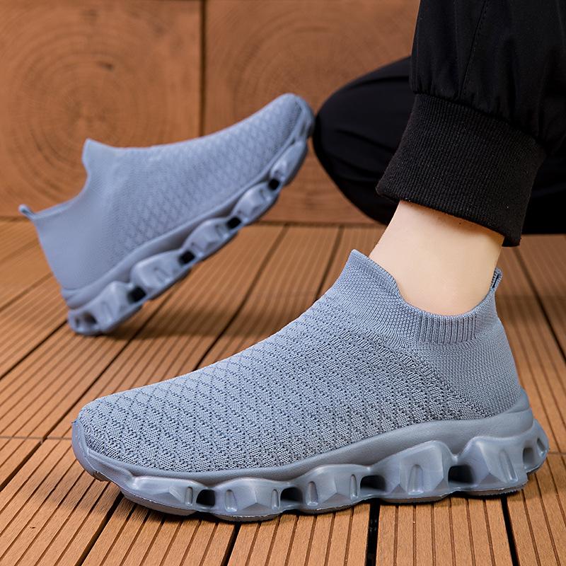 Socks shoes large size lazy shoes breathable mesh sports casual shoes walking shoes