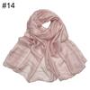 New scarf linen solid color imitation silk soft bag head shawl scarf one piece