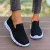 Summer New Casual Single Shoes Breathable Mesh Round Head Comfortable Casual Shoes Women's Foreign Trade Cross-border Large Size Women's Shoes
