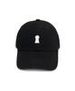 Sekeonmonollogeu Keyhole Signature Logo Ball Cap Black Seac001Black