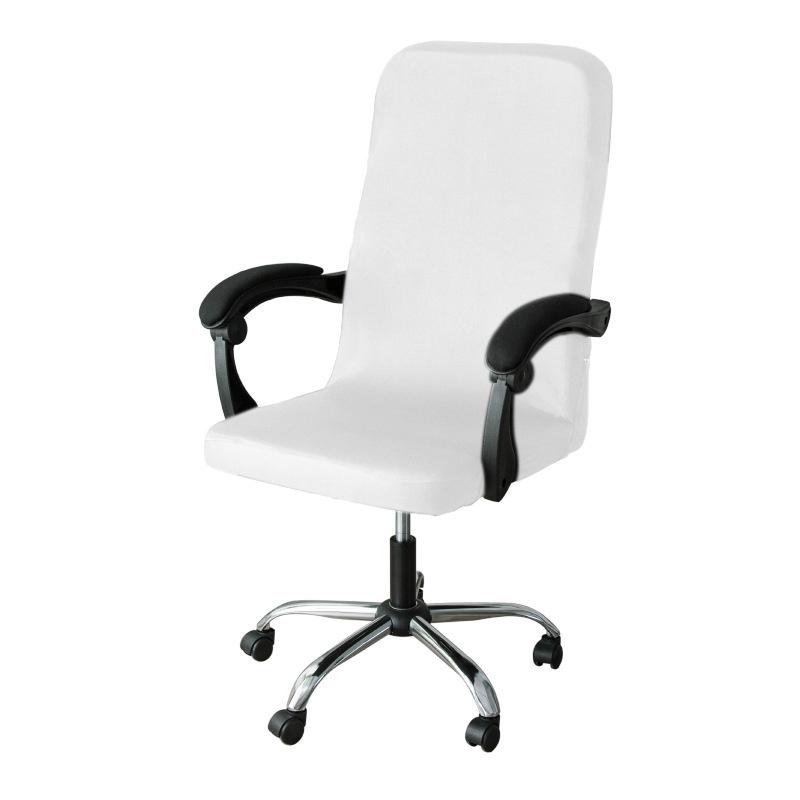 Elastic Office Computer Swivel Chair Covers Solid Color Gaming Armchair Protector Spandex Washable Chair Slipcover for Study