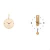Minimalist Modern Nordic Acrylic Wall Clock with Large Roman Numerals Silent Decorative Hanging