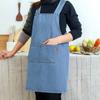 Men Women Daily Work Apron Front Pocket Adjustable Straps For Women Men
