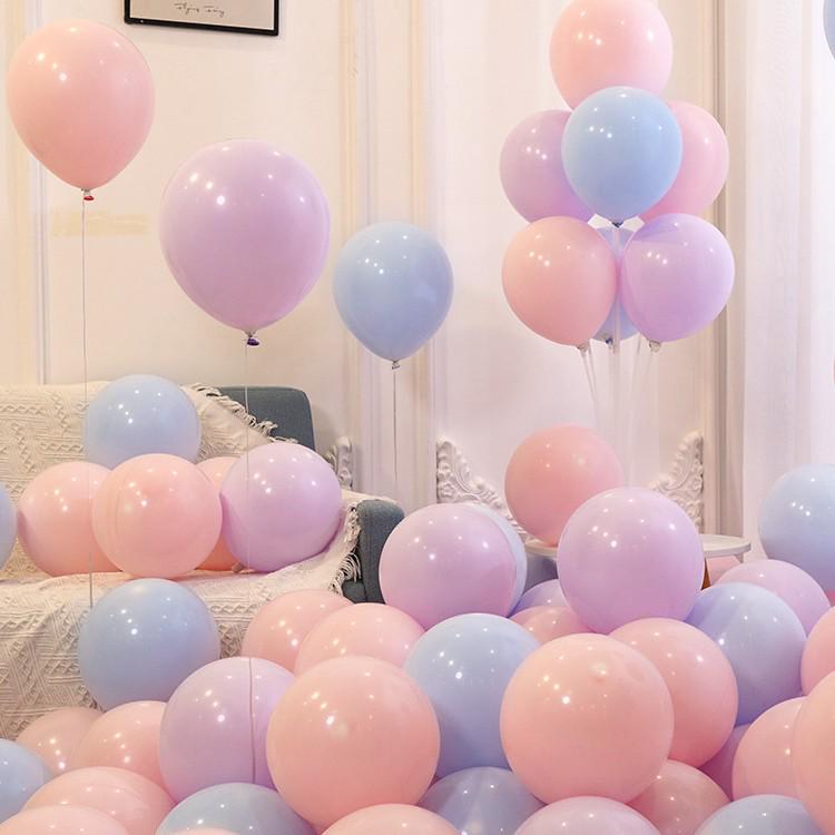 "Non-toxic Macaron Color Balloons - Multiple Colors for Event Decoration"
