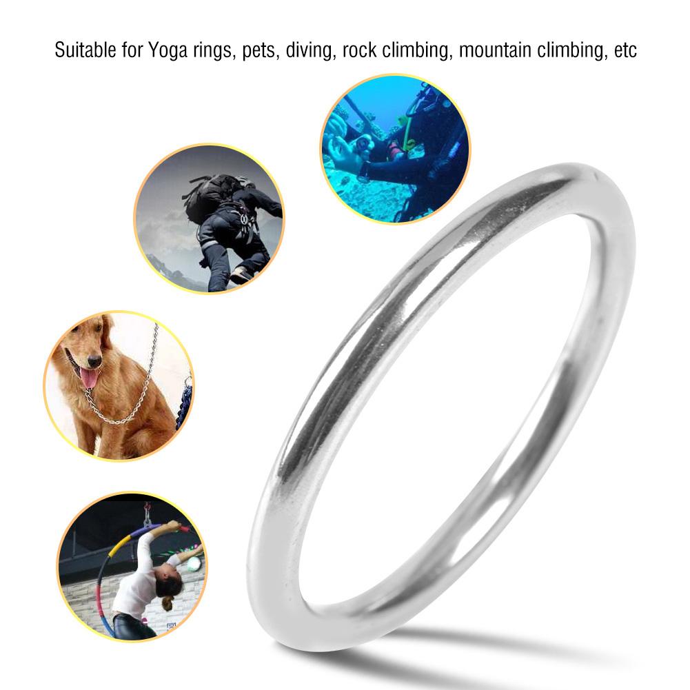 304 Stainless Steel Boat Marine Welded Ring O Round Ring Polished Circle 6*80mm