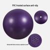 25CM Frosted Anti-Burst Wheat Straw PVC Yoga Pilates Mini Ball