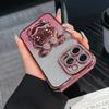 Applicable To IPhone 16 Phone Case Side Drill Rabbit Stand Apple 15 Promax Protective Case 1314 Luxury