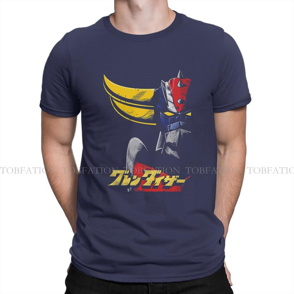 Grendizer Ufo Robot Goldrake Unisex T Shirt Cotton Graphic Crewneck Tee Shirt Harajuku Clothing