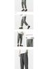 2025 Summer Men's Plus Size Cotton Linen Cropped Trousers - Chinese Style, Japanese Loose Fit, Casual Straight Pants