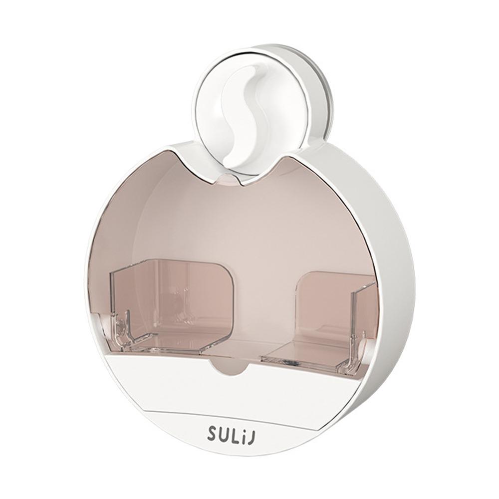 

Punch-free Flip Soap Box Suction Cup Bathroom Soap Storage Container New Soap Storage Rack