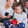 1/3Pcs Positive Energy Knitted Tomato Handmade Doll With Card Funny Crochet Room Decoration Frend's Gifts