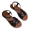 Flat Sandals Women's Breathable Beach Elastic Cross Strap Sandals Women's Outer Wear
