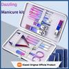 Colorful Stainless Steel 7-15 Piece Beauty Nail and Eyebrow Repair Set Manicure Set Nail Clippers