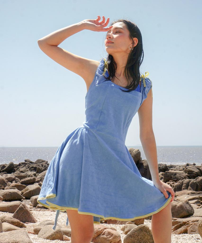 Mimi Monde All Day Towel Dress (Blue)