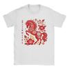 Year of the Horse Chinese Zodiac Graphic T-Shirt Breathable Short Sleeve Crew Neck Tee Men - Men's Summer Cotton Graphic Tee