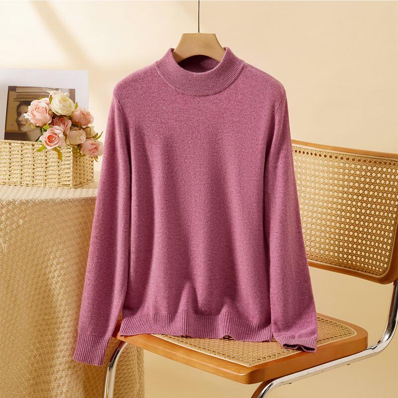 Damski sweter z golfem Jinjuan, 100% wełna merynosów