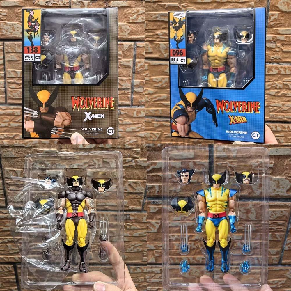 CT Toys Deadpool 3 Movie Figurine Wolverine Mafex 096 138 Brown Comic Ver X-Men Action Figure Statue Model Toys Cool Doll Gift
