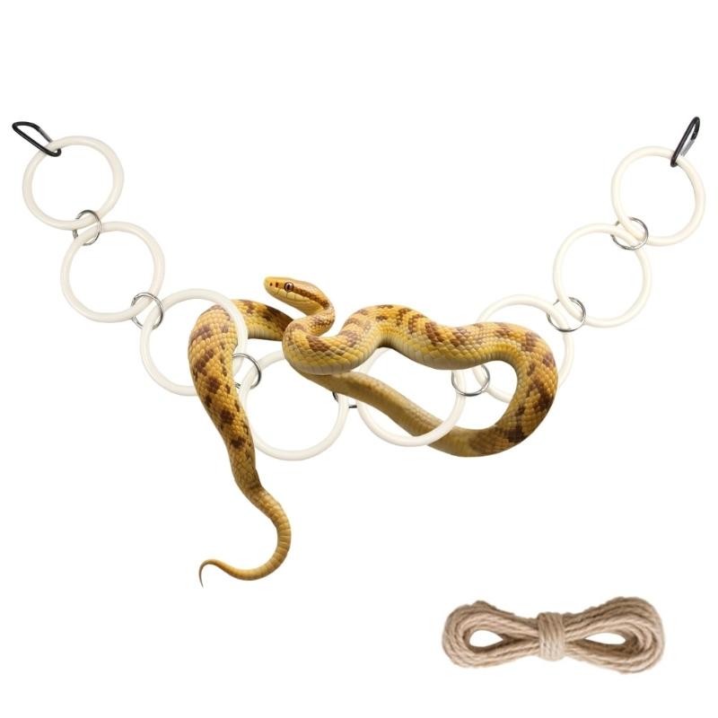 Interactive Reptiles Activity Climbing Chain With Scratchproof Acrylic For Reptiles Pet Habitat Enrichment Accessories 1