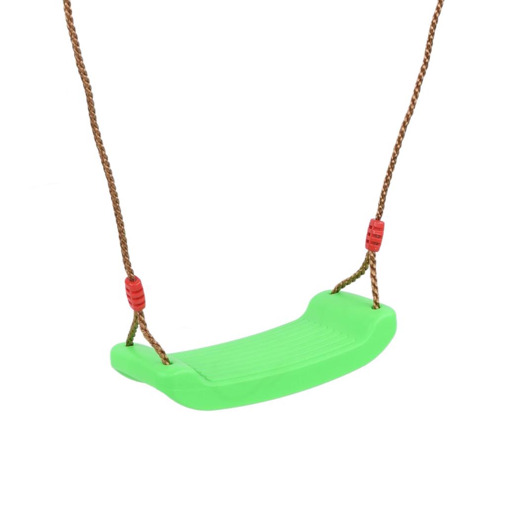 Seat Board Swing Toy Green 44x16.5cm/17.3x6.5in Amusement Accessory for Children Indoor Outdoor