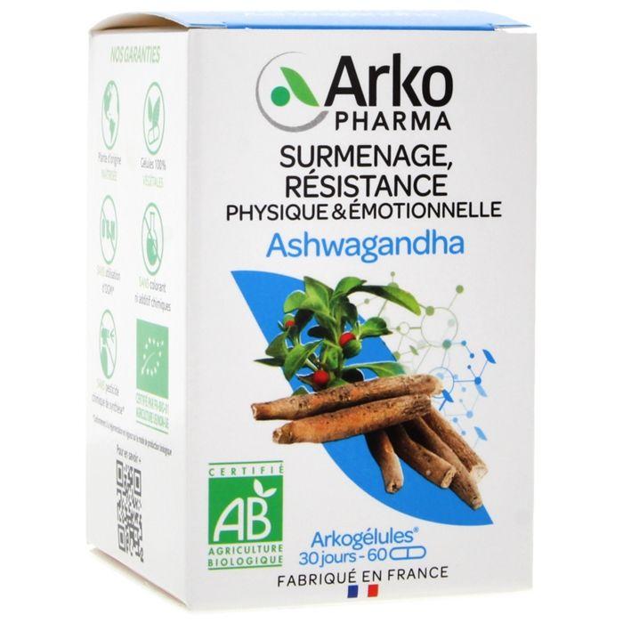 Arkopharma Arkogelules Ashwagandha Bio 60 Gélules